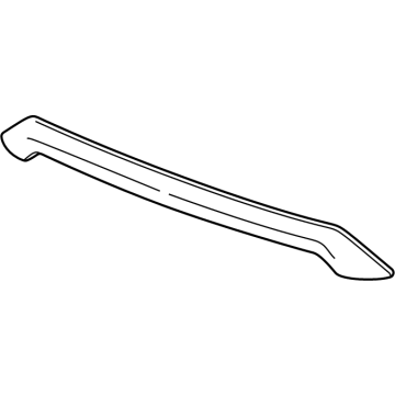 GM 86549873 Fascia, Front And Rear Bumper/Fascia Face 86549873 GM Fascia, Front And Rear Bumper/Fascia Face Illustration 1 of 1