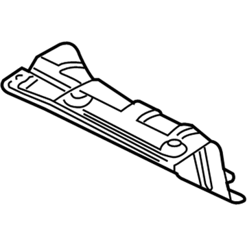 GM 96536996 Heat Shield 96536996 GM Heat Shield Illustration 1 of 1