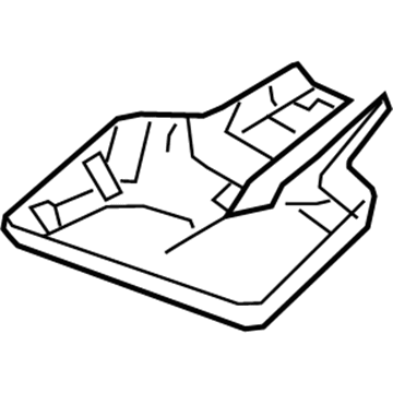 22916691 GM Trim Cover, Rear Illustration 1 of 1