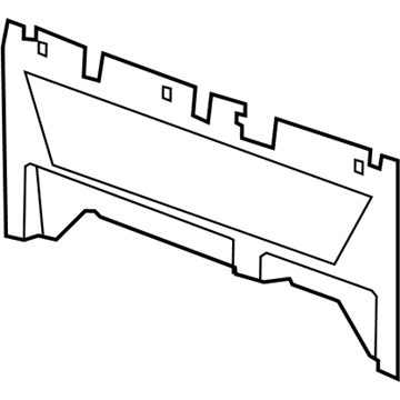 Chevy 22879564 Rear Trim Panel