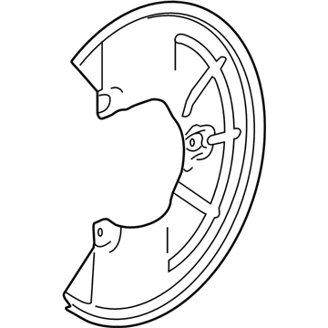 Chevy Trax Backing Plate - 95286840