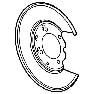 Cadillac 84806535 Backing Plate