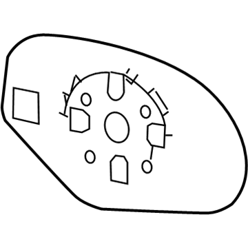Chevy 23394637 Mirror Glass