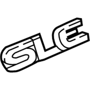 84327493 GM Nameplate Illustration 1 of 1