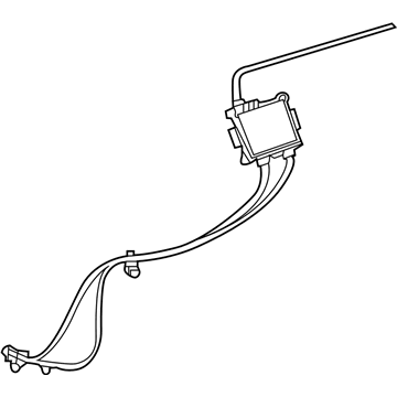 GM 84304857 Antenna, Driver Side 84304857 GM Antenna, Driver Side Illustration 1 of 1