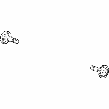 GM 84537630 Axle Shafts, Rear 84537630 GM Axle Shafts, Rear Illustration 1 of 1