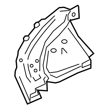 84712719 GM Front Panel, Inner Passenger Side Illustration 1 of 1