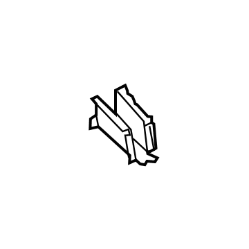 GM 22869665 Outrigger, Driver Side 22869665 GM Outrigger, Driver Side Illustration 1 of 1