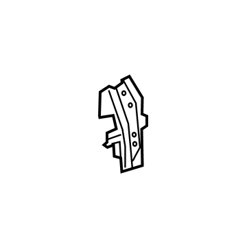 84002364 GM Front Extension, Passenger Side Illustration 1 of 1