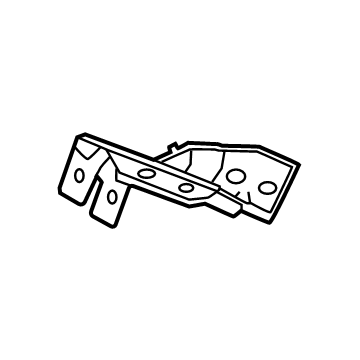 GM 84233363 Front Driver Side Fender Front Lower Reinforcement 84233363 GM Front Driver Side Fender Front Lower Reinforcement Illustration 1 of 1