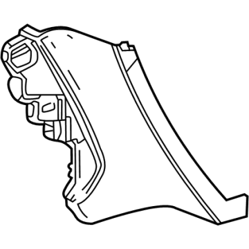 GM 85553204 Center Panel, Lower 85553204 GM Center Panel, Lower Illustration 1 of 1