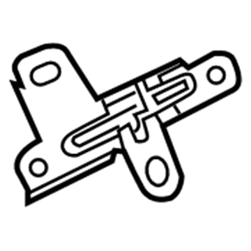 GM 96312504 Positive Cable Bracket 96312504 GM Positive Cable Bracket Illustration 1 of 1