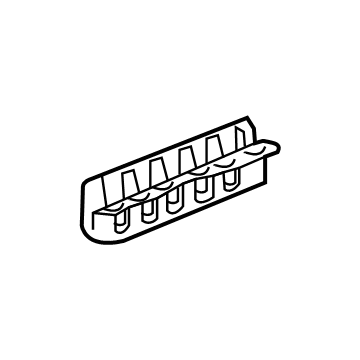 GM 23163717 Lower Reinforcement, Driver Side 23163717 GM Lower Reinforcement, Driver Side Illustration 1 of 1