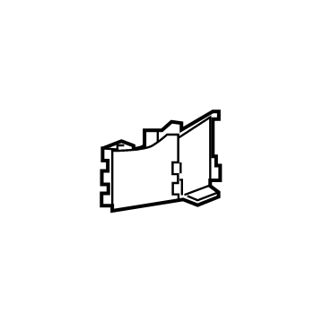 GM 84168438 Side Rail Extension, Driver Side 84168438 GM Side Rail Extension, Driver Side Illustration 1 of 1