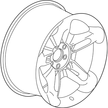 Chevy 15104064 Wheel, Alloy