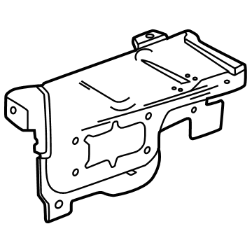 GM 85615234 Bracket, Bumper/Fascia Mounting 85615234 GM Bracket, Bumper/Fascia Mounting Illustration 1 of 1