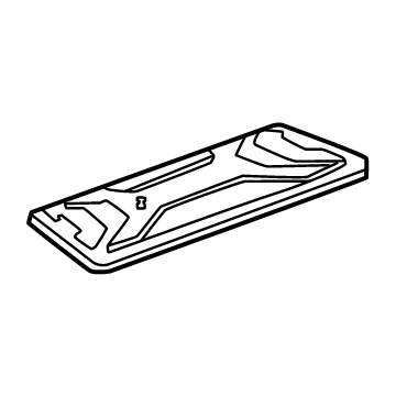 GM 85133981 Pad, Front And Rear Bumper/Fascia Face 85133981 GM Pad, Front And Rear Bumper/Fascia Face Illustration 1 of 1