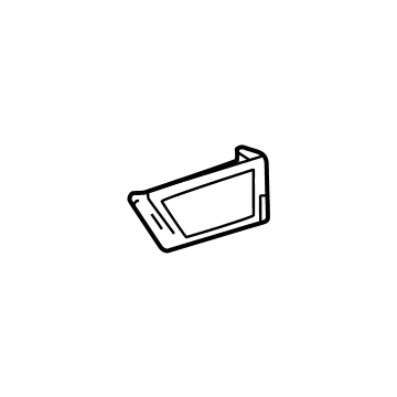GM 26410188 Grille Assembly-Radio Rear Side Door Speaker *Smokey Brushh 26410188 GM Grille Assembly-Radio Rear Side Door Speaker *Smokey Brushh Illustration 1 of 1