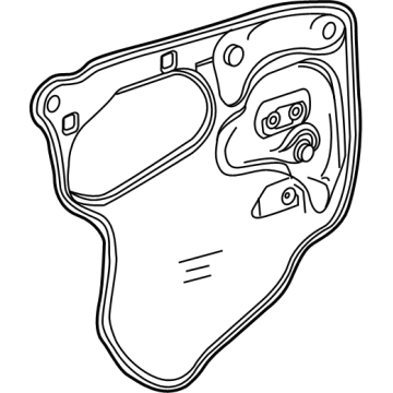 GM 84861538 Deflector, Door Inner Panel 84861538 GM Deflector, Door Inner Panel Illustration 1 of 1