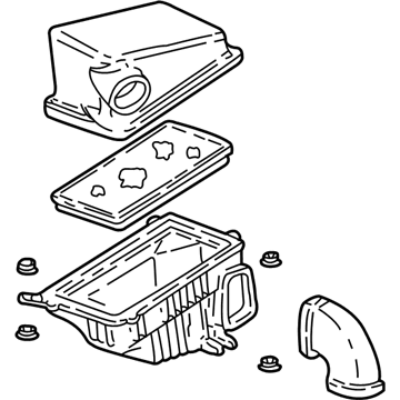 25171392 GM Air Cleaner Illustration 1 of 1