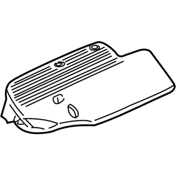 GM 24575644 Air Outlet Duct Seal 24575644 GM Air Outlet Duct Seal Illustration 1 of 1