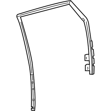 Cadillac SRX Door Seal - 20869147