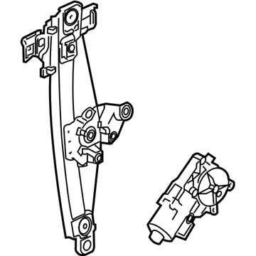 Cadillac Window Regulator - 22847912