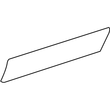 15198634 GM Lower Molding, Outer Driver Side Illustration 1 of 1