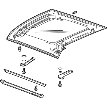 GM 85555115 Roof Panel, Driver Side 85555115 GM Roof Panel, Driver Side Illustration 1 of 1