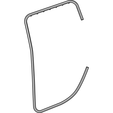 Cadillac ESCALADE IQ Door Seal - 84987530
