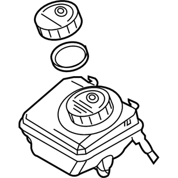 Saturn Brake Master Cylinder Reservoir - 93179179