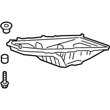 Cadillac 12717172 Oil Pan