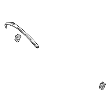 Pontiac 92105093 Defroster Grille
