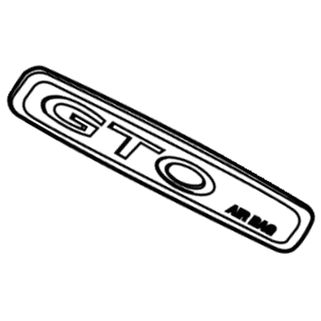 Pontiac 92157484 Nameplate