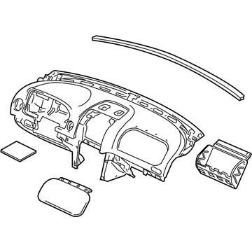 Pontiac 92164477 Instrument Panel