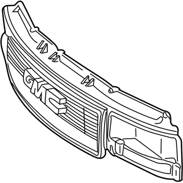 GMC 19131429 Grille