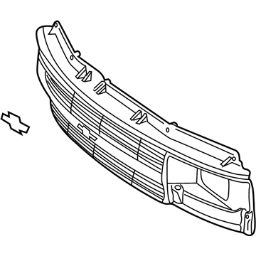 Chevy Astro Grille - 88968936