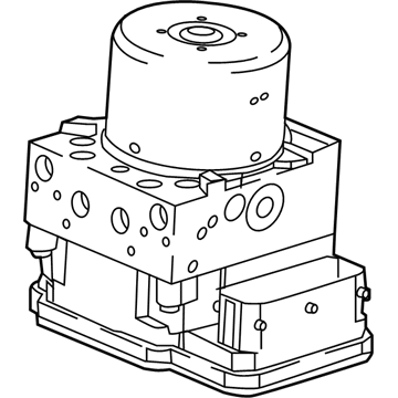 Buick Cascada ABS Pump And Motor Assembly - 39061712
