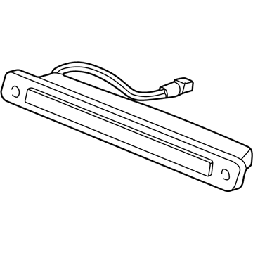 GM 5978343 High Mount Lamp 5978343 GM High Mount Lamp Illustration 1 of 1