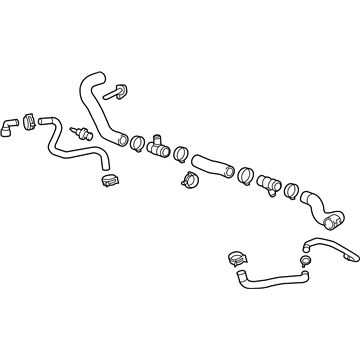 Cadillac 84134895 Lower Hose