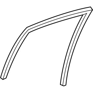 GM 92256497 Run Weatherstrip 92256497 GM Run Weatherstrip Illustration 1 of 1