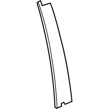 23337318 GM Black Out Tape, Driver Side Illustration 1 of 1
