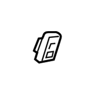 GM 26200592 Lock Switch, Driver Side 26200592 GM Lock Switch, Driver Side Illustration 1 of 1