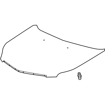 Cadillac SRX Hood - 20857909