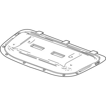 GM 85084661 Insulator, Hood Panel 85084661 GM Insulator, Hood Panel Illustration 1 of 1