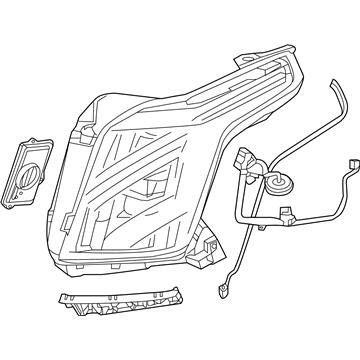 Cadillac Headlight - 84580183