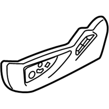 GM 84147964 Outer Finish Panel, Front 84147964 GM Outer Finish Panel, Front Illustration 1 of 1