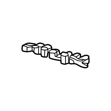 GM 84965127 Nameplate 84965127 GM Nameplate Illustration 1 of 1