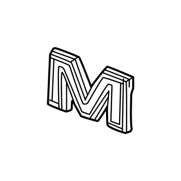 GM 84237677 Emblem, Fuse Red 84237677 GM Emblem, Fuse Red Illustration 1 of 1