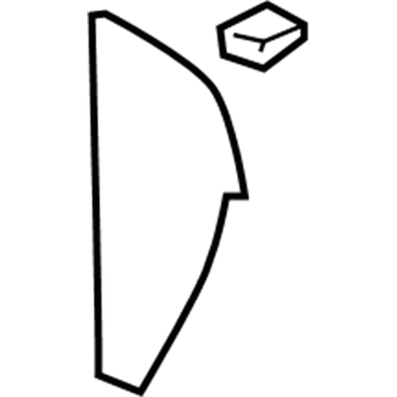 GM 15292470 End Cover, Driver Side 15292470 GM End Cover, Driver Side Illustration 1 of 1